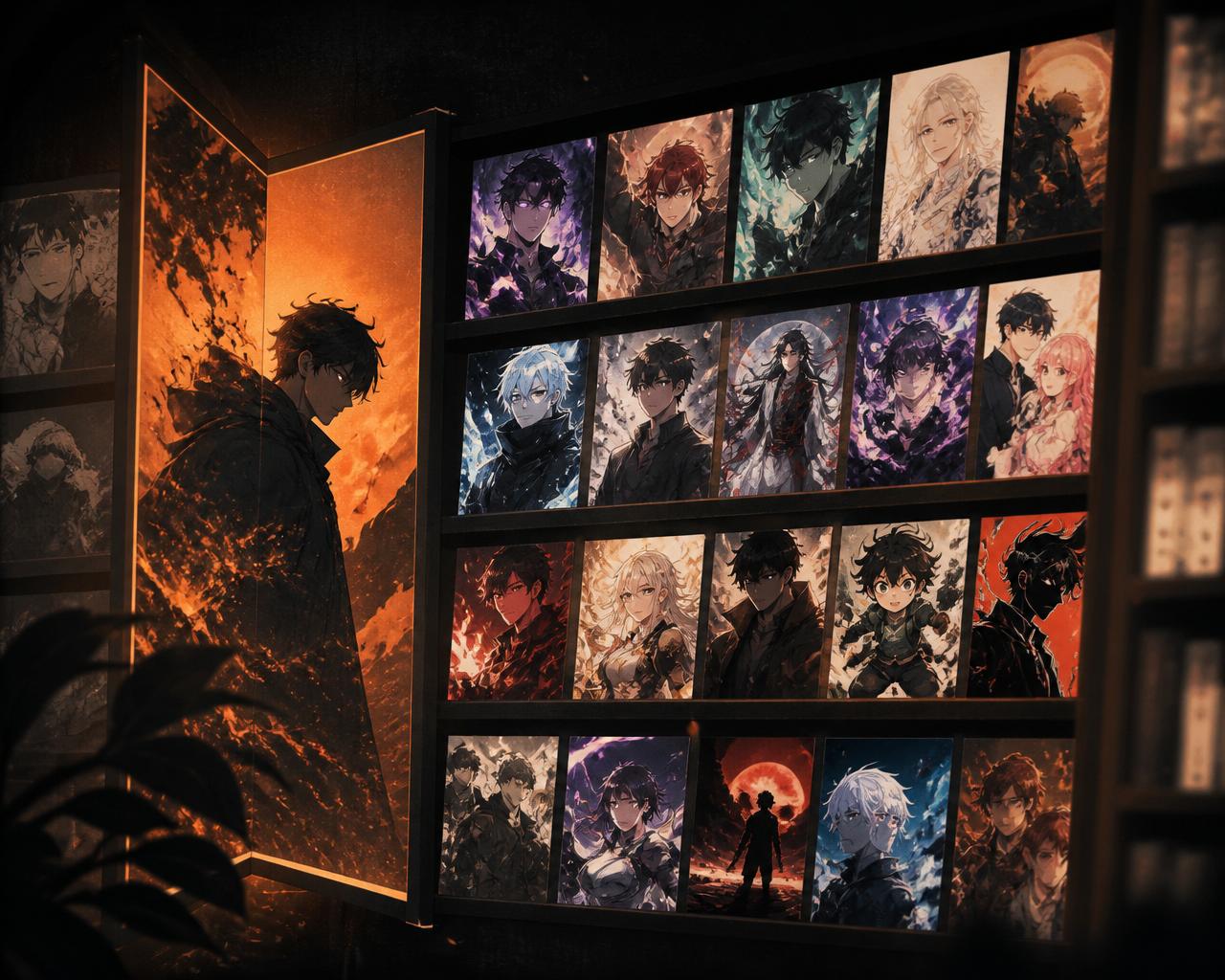 Biblioteca digital de mangas, manhwas y webtoons organizada